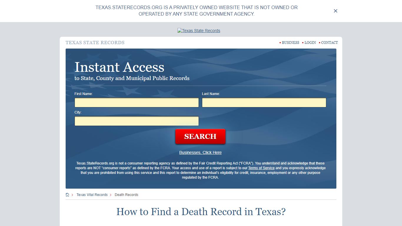 How to Find a Death Record in Texas? - State Records